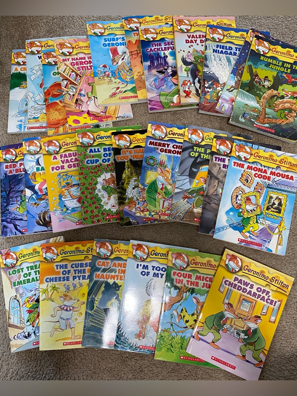 Geronimo Stilton Chapter Book Collection books 1-24, 27 and 53